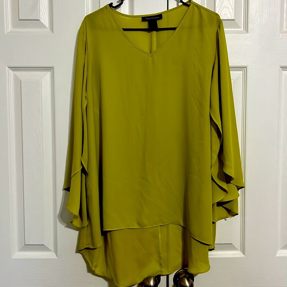 High Low Blouse With Split Sleeves - image 1